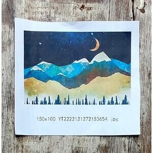 Starry Night Tapestry Wall Hanging for Living Room Bedroom New Space Frog Design